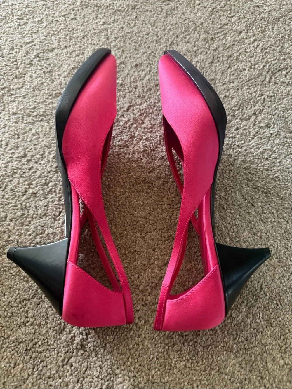 Prada Pink cut out heels